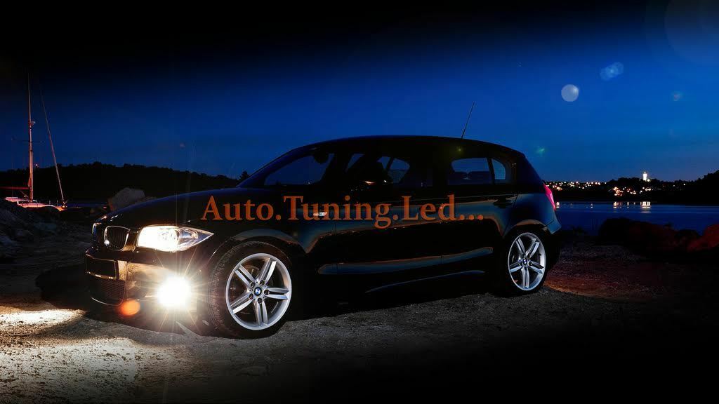 H11 LED FOG LIGHTS CREE RESISTANCE CANBUS 6000K BMW SERIE 1 E87 E88