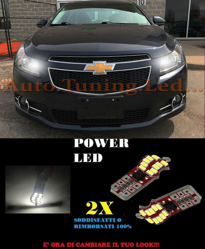 LUCI POSIZIONE CHEVROLET CRUZE T10 BIANCO 20 LED SUPER QUALITA