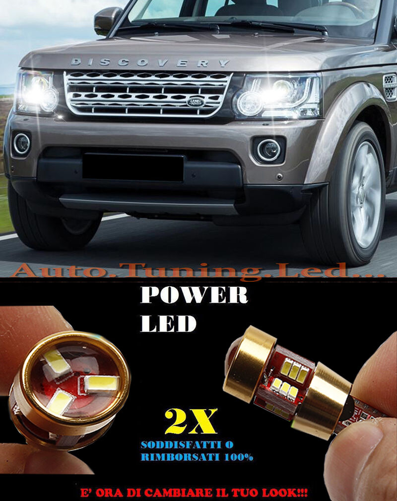 LUCI POSIZIONE LAND ROVER DISCOVERY 4 CANBUS T10 BIANCO 27 LED SUPER QUALITA