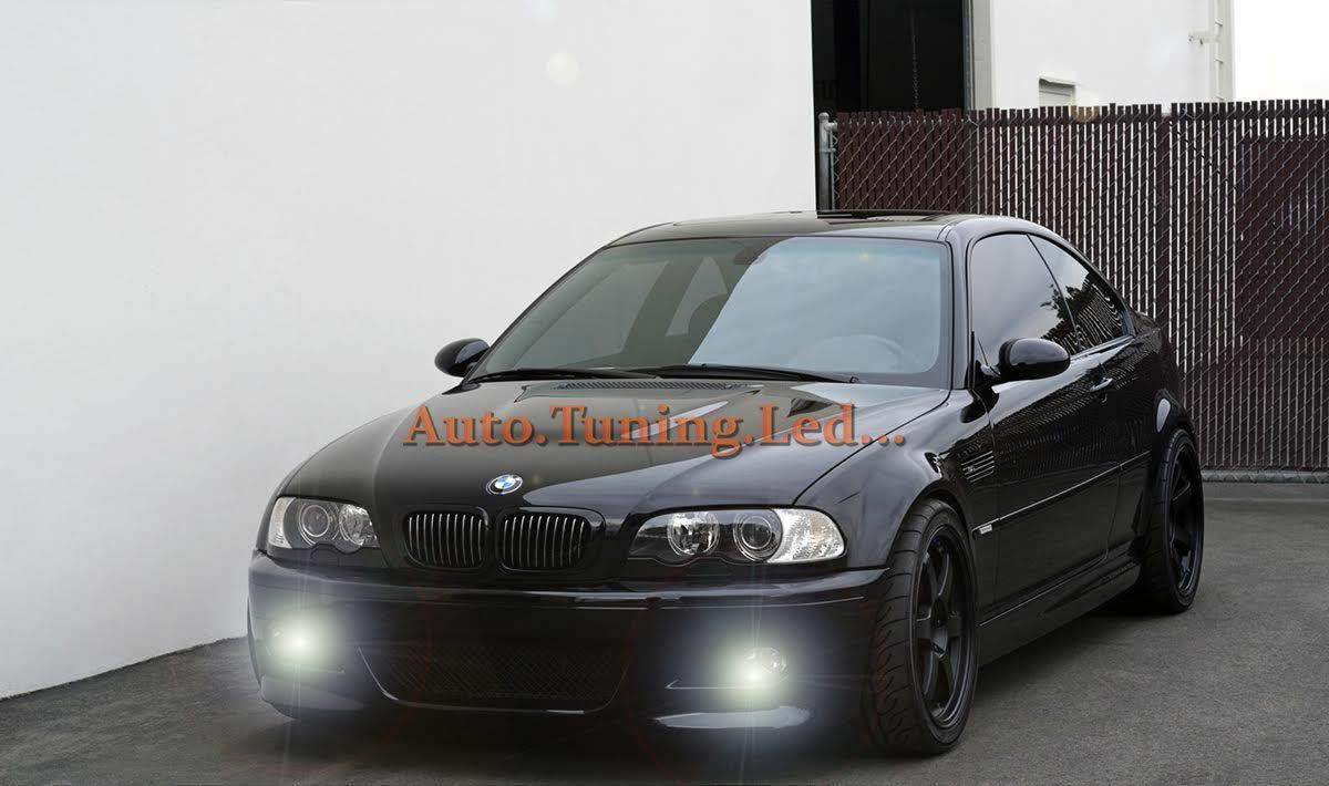 H11 LED FOG LIGHTS CREE RESISTANCE CANBUS 6000K BMW E46 COUPE CABRIO
