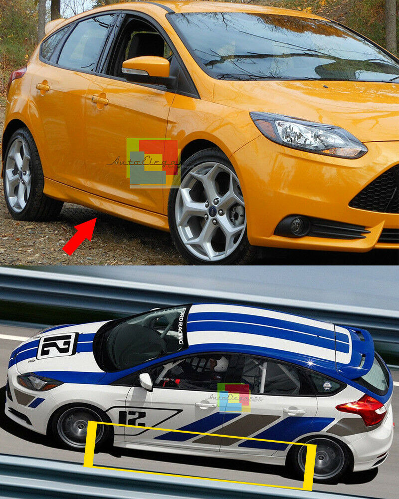 SIDE SKIRTS FORD FOCUS MK3 2011+ DOOR SPOILER ZETEC ST LOOK