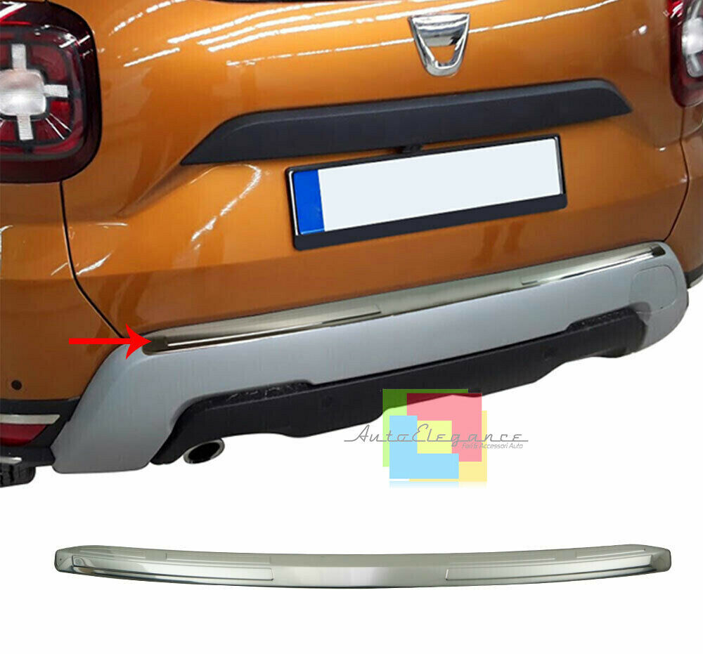 CROMATURA PARAURTI POSTERIORE DACIA DUSTER II 2018+ ACCIAIO INOX MODANATURA AUTOELEGANCERICAMBI