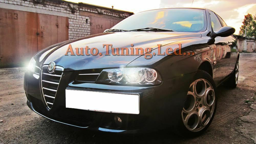 ALFA 156 GI SET LAMPADE H7 BLU XENON ANABBAGLIANTE 55W + T10 POSIZIONE 5 LED AUTOELEGANCERICAMBI