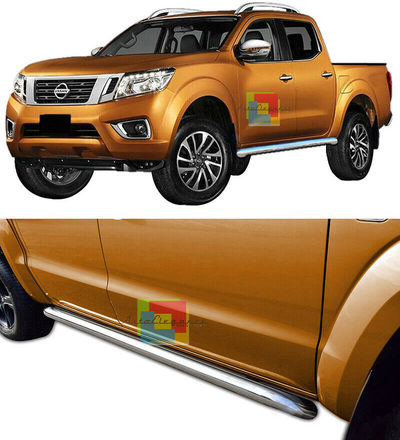 PEDANE LATERALI NISSAN NAVARA NP300 2015+ SOTTOPORTA LOOK SPORTIVO -