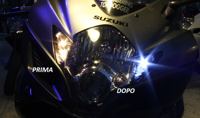 SUZUKI GSXR 600 LUCI POSIZIONE INTERNO A 5 LED T10 SMD BIANCO COPPIA