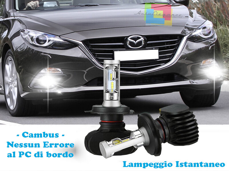LAMPADE FENDINEBBIA LAMPEGGIO ISTANTANEO LED MAZDA 3 2013+ CREE