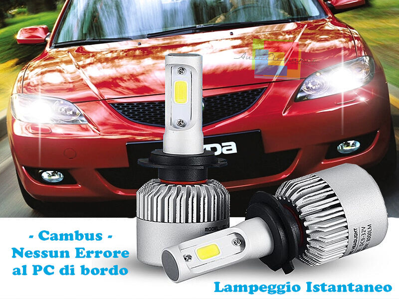 LAMPADE ANABBAGLIANTI LED MAZDA 3 2003-2009 ISTANTANEO 6000K CREE