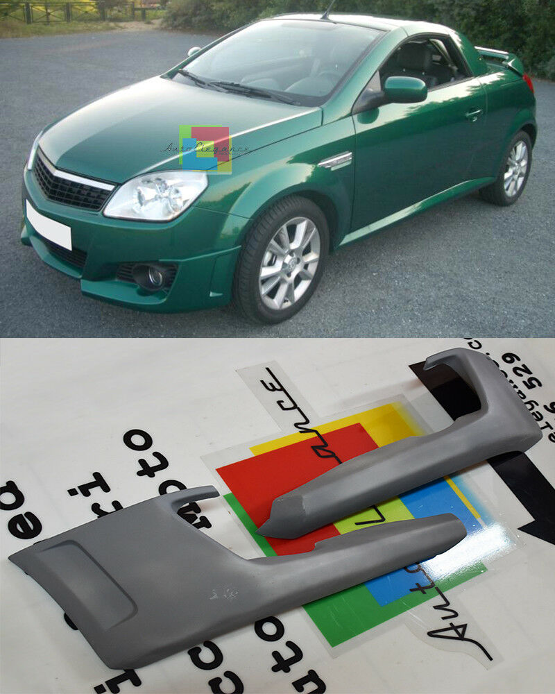OPEL TIGRA TWINTOP 2004-2009 SPOILER SOTTO PARAURTI ANTERIORE OPC LOOK BAFFI .-.