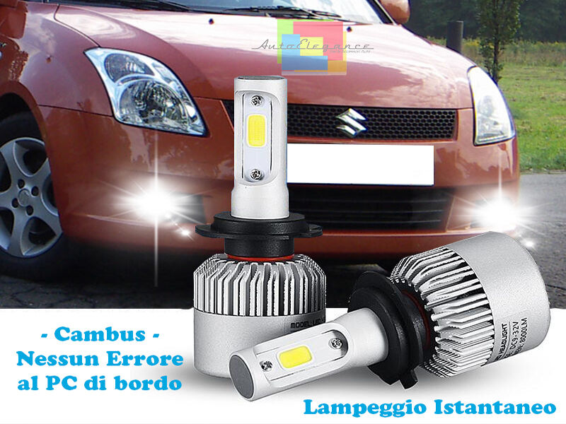 LAMPADE FENDINEBBIA A LED SUZUKI SWIFT 2005-2010 CAMBUS BIANCO GHIACCIO