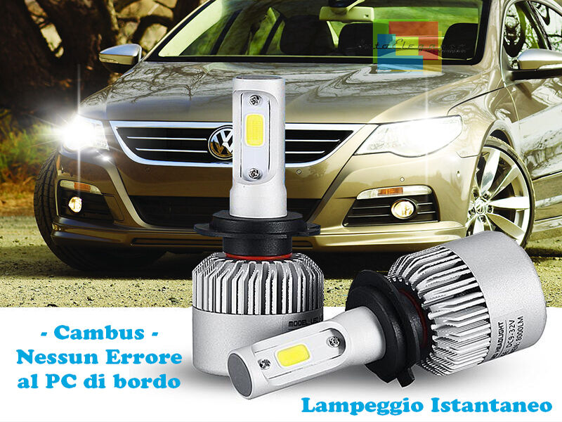 LAMPADE ANABBAGLIANTI LED VW PASSAT CC LAMPEGGIO ISTANTANEO 6000K