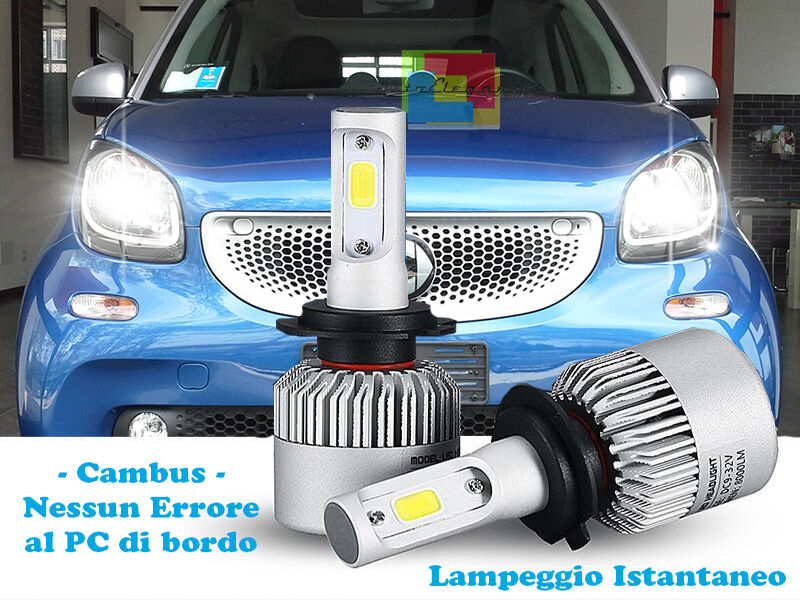 SMART FORTWO 453 2014+ INSTANT 6000K LED HIGH BEAM LOW BEAM LAMPS