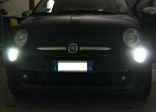 FOG LIGHTS H3 LED CREE RESISTANCE CANBUS 6000K FIAT 500 2007-2012