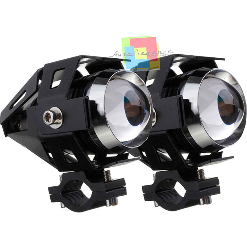 COPPIA FANALI SUPPLENTARI LED BIANCO 125W 3000L DI POTENZA 3 FUNZIONI AUTOELEGANCERICAMBI