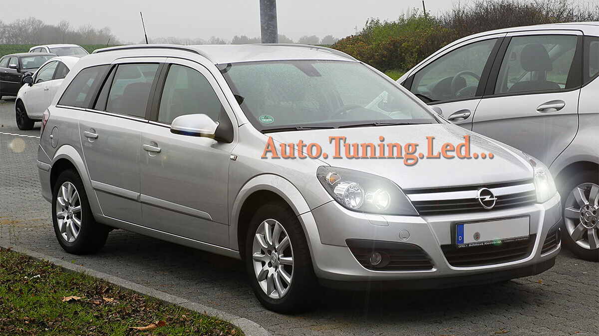 COPPIA LUCI POSIZIONI ASTRA H CARAVAN 05-09 CANBUS H6W BIANCO GHIACCIO AUTOELEGANCERICAMBI