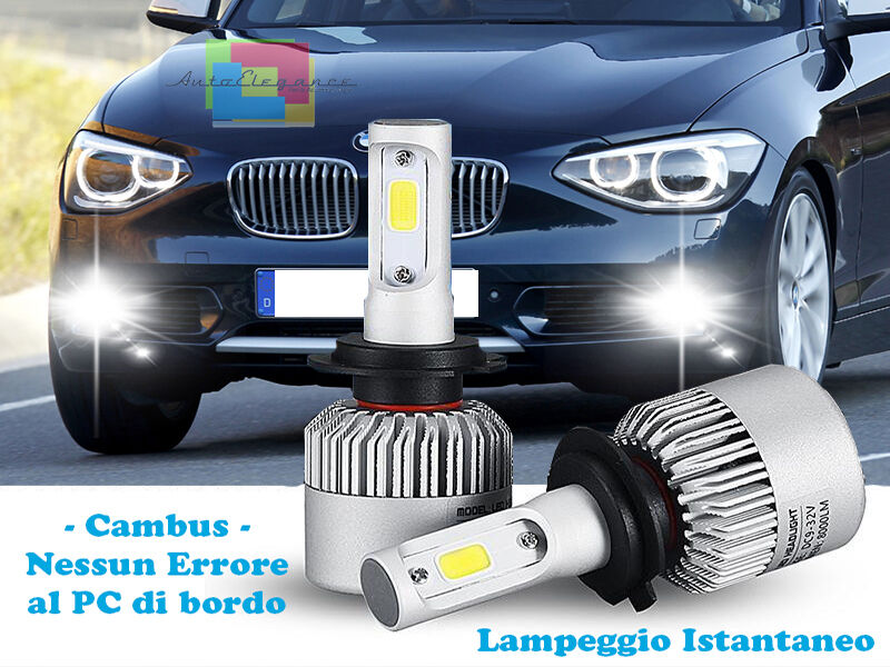 LAMPADE FENDINEBBIA A LED BMW SERIE 1 F20 F21 CAMBUS BIANCO GHIACCIO