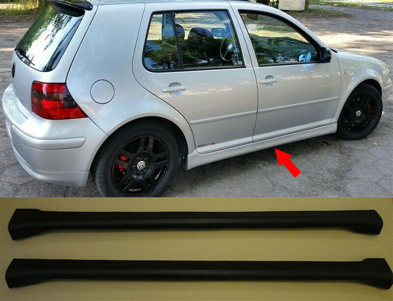 COPPIA MINIGONNE LATERALI VW GOLF 4 IV 5 PORTE 1997-2005 LOOK R32 - AUTOELEGANCERICAMBI