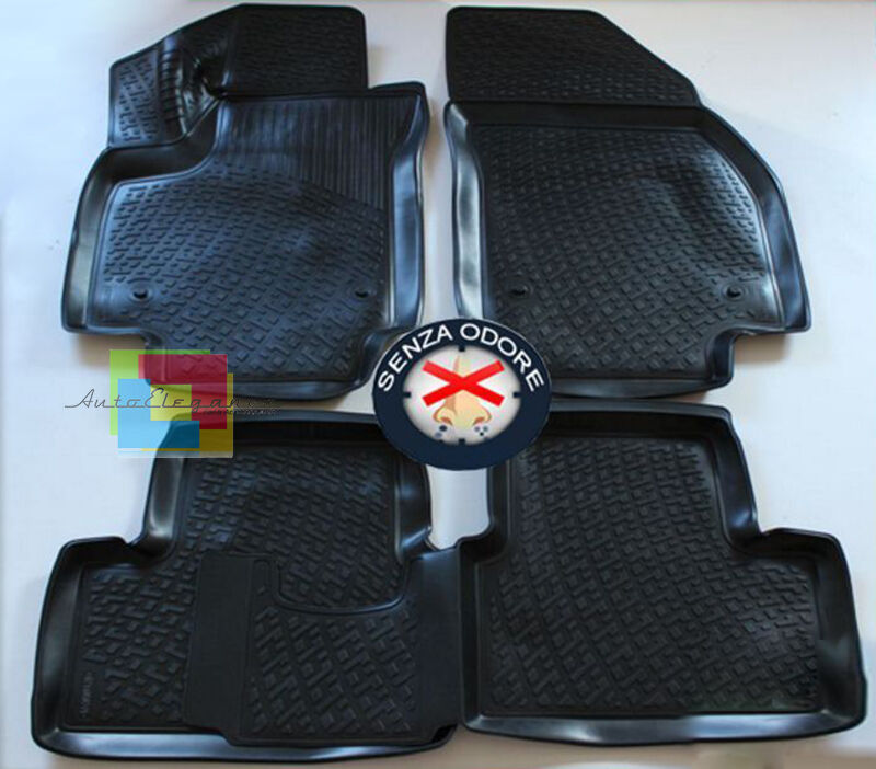 OPEL MERIVA B 2010+ SET TAPPETINI AUTO IN GOMMA - TAPPETI TOP QUALITA .-