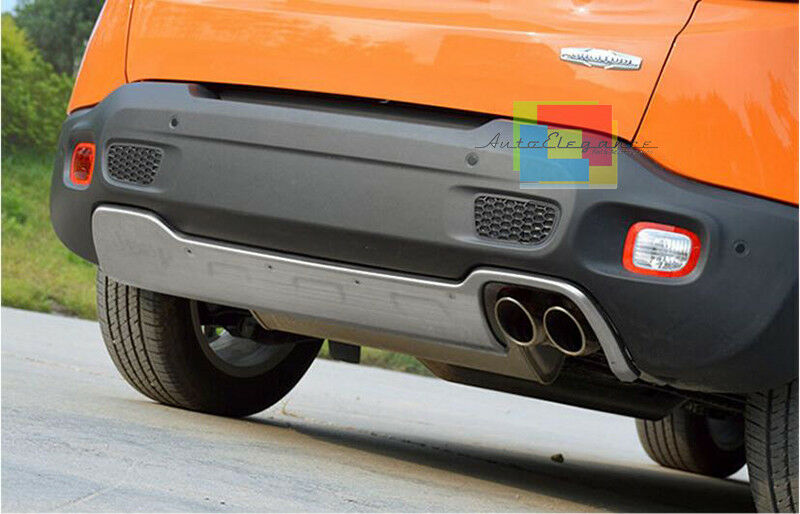 Protezione Paraurti Per Jeep Renegade Dal 2015 In Acciaio Inox Cromato Protezione Paraurti Per Jeep Renegade Dal 2015 In Acciaio Inox Cromato