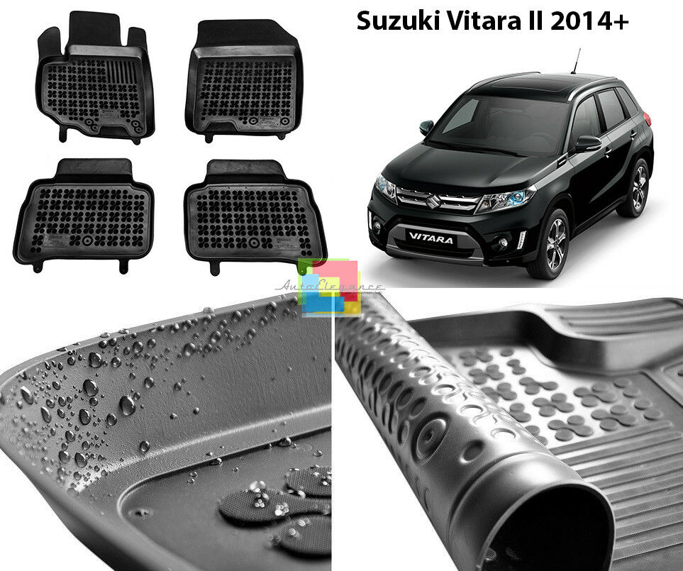 SUZUKI VITARA II 2014 IN POI TAPPETINI AUTO IN GOMMA - TAPPETI TOP QUALITA -1
