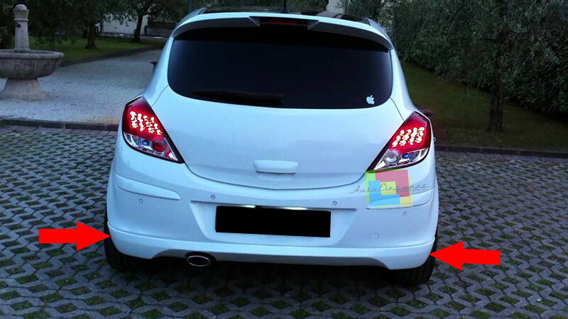 OPEL CORSA D DIFFUSORE POSTERIORE SOTTO PARAURTI - LOOK OPC