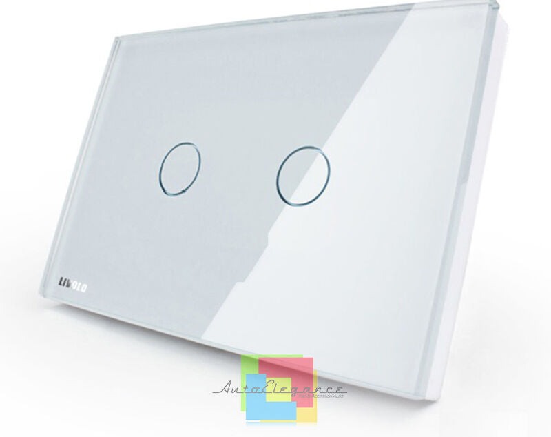 LIGHT SWITCH PANEL - DOUBLE TOUCH SCREEN SWITCH HOME FURNITURE