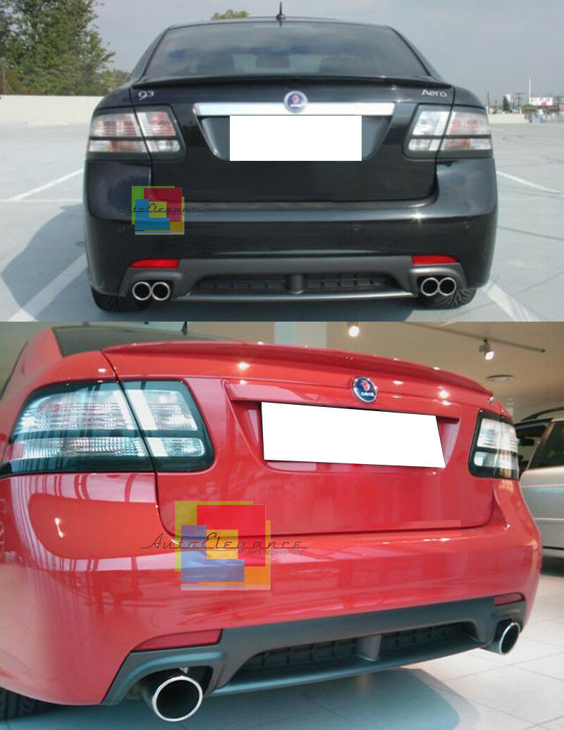 DIFFUSER FOR SAAB 93 9-3 FROM 2008+ REAR UNDER BUMPER TURBO X LOOK -