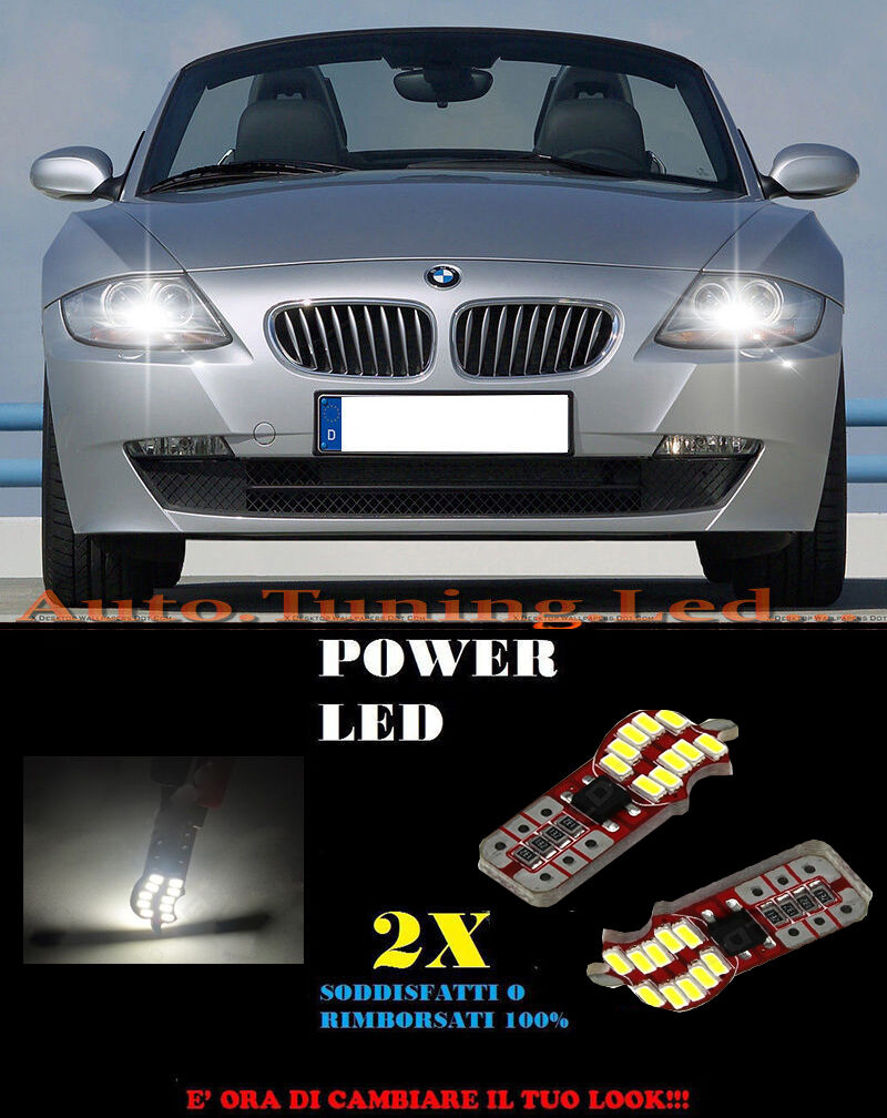 POSITION LIGHTS BMW Z4 CANBUS T10 WHITE 20 LED SUPER QUALITY