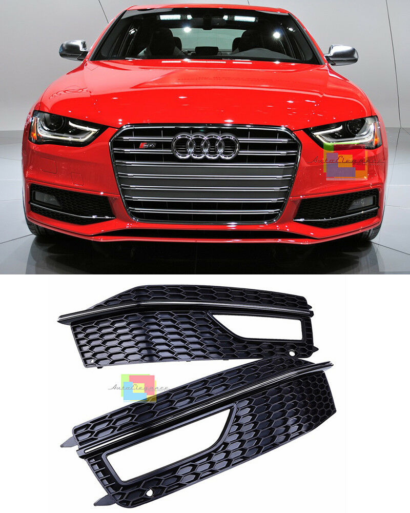 AUDI A4 B8 2012-2015 LIFT GRIGLIE FENDINEBBIA PER PARAURTI SLINE LOOK S4 RS4 .-. AUTOELEGANCERICAMBI
