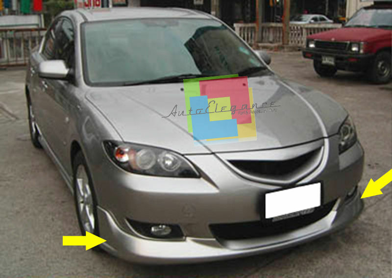 SOTTO PARAURTI MAZDA 3 2003 - 2009 SPOILER ANTERIORE LOOK SPORTIVO