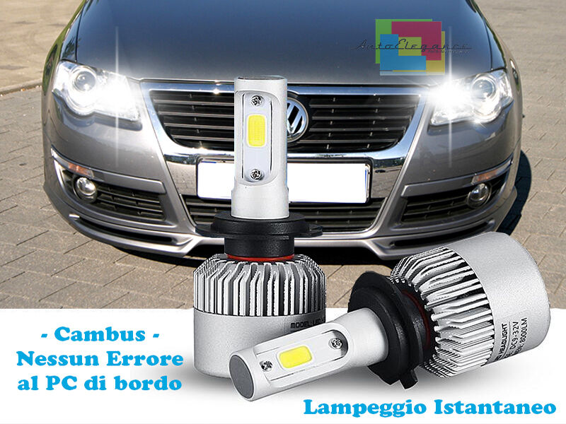 LED HIGH BEAM LAMPS VW PASSAT 3C 2005-2010 INSTANT FLASH 6000K
