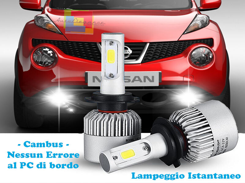 LAMPADE FENDINEBBIA A LED NISSAN JUKE 2010+ CAMBUS BIANCO GHIACCIO CREE