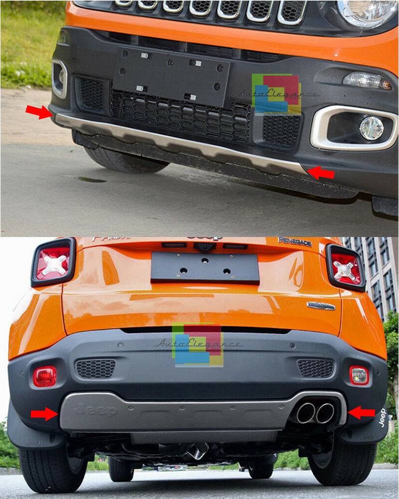 UNDER BUMPER STEEL JEEP RENEGADE 2015+ FRONT AND REAR OFF-ROAD