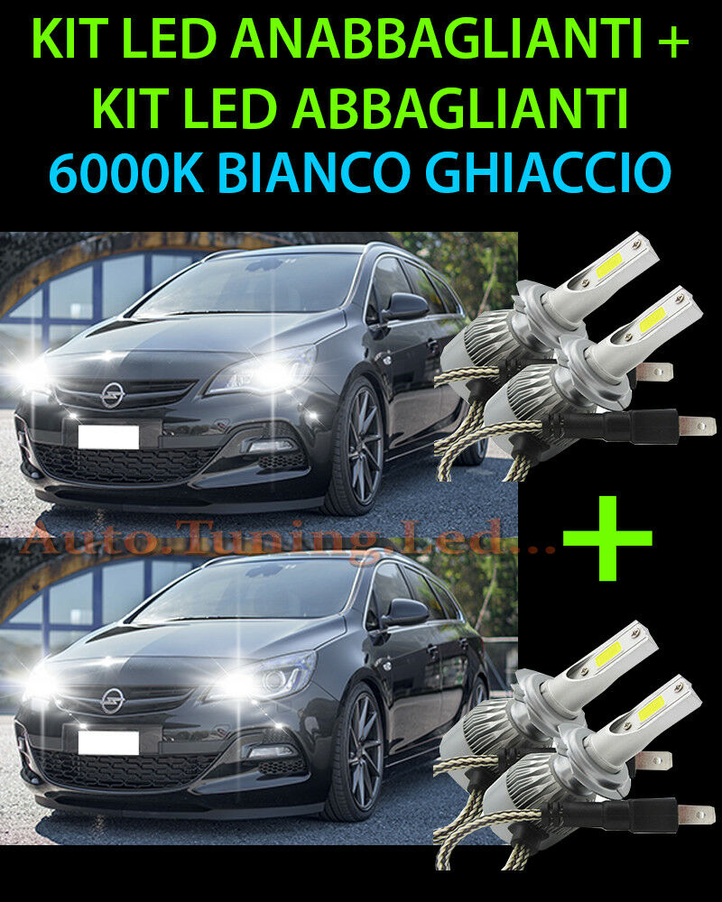 LED KIT HIGH BEAM & LOW BEAM LAMPS FOR OPEL ASTRA J 2009-2014 -.