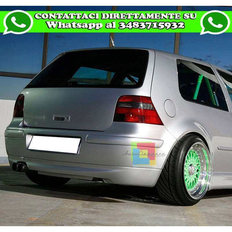 VW GOLF 4 1997-2004 REAR DIFFUSER UNDER BUMPER 25th ANNIVERSARY LOOK ABS
