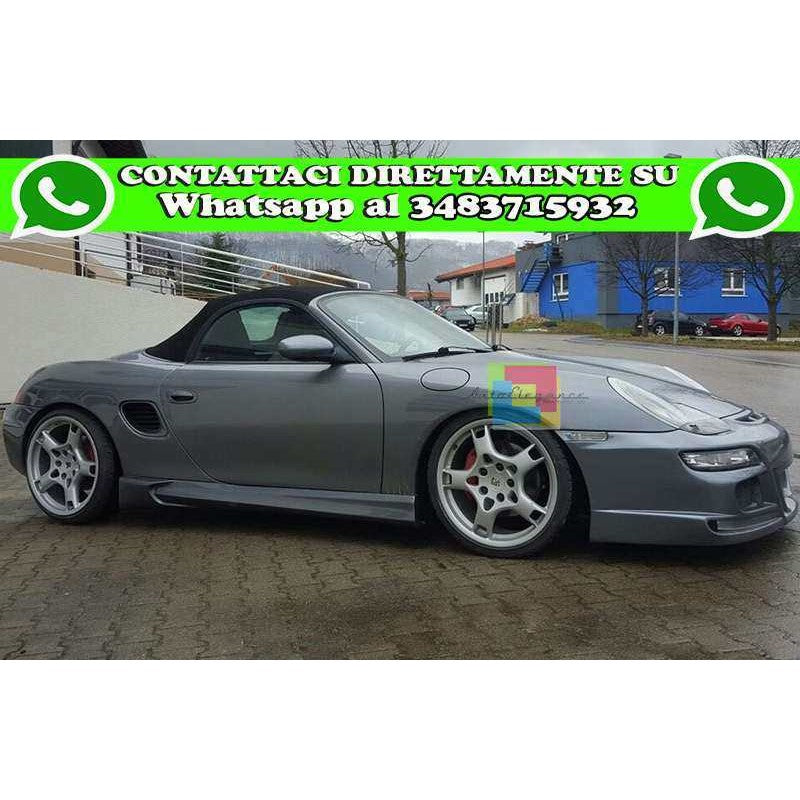 PORSCHE BOXSTER 986 1996-2004 MINIGONNE LATERALI SOTTO PORTA LOOK GT2 GT3