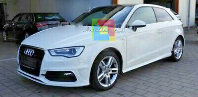 MINIGONNE LATERALI AUDI A3 8V SPORTBACK 2012-2016 3 PORTE SOTTO PORTA SLINE LOOK