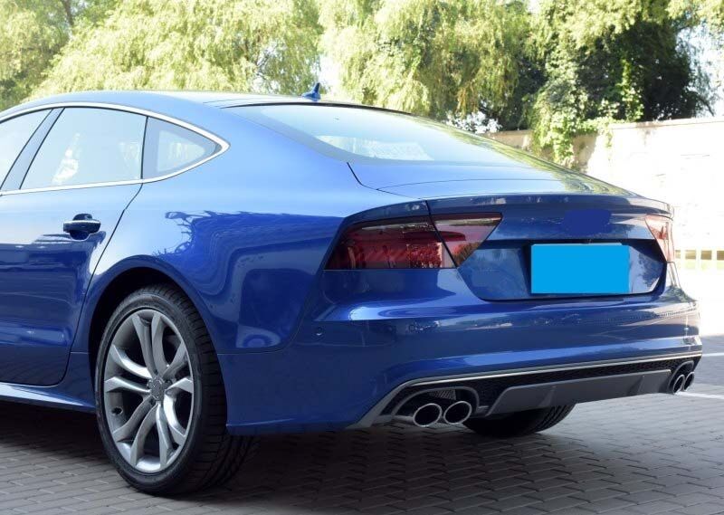 SOTTO PARAURTI PER AUDI A7 4G C7 2015-2018 DIFFUSORE POSTERIORE DESIGN S7 0250