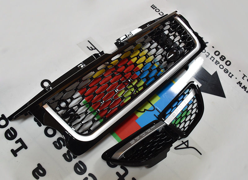 FRONT GRILLE + SIDE PANELS AUTOBIOGRAPHY BLACK FOR RANGE ROVER SPORT 09-13 LIFT