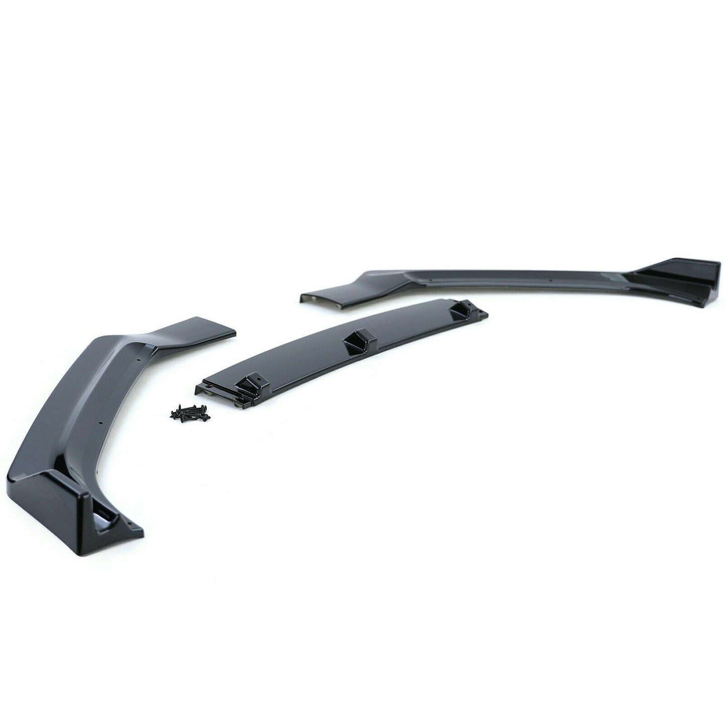 UNDER BUMPER AUDI A4 B8 8K 12-15 LIFT SPORT FRONT SPOILER SPLITTER ABS
