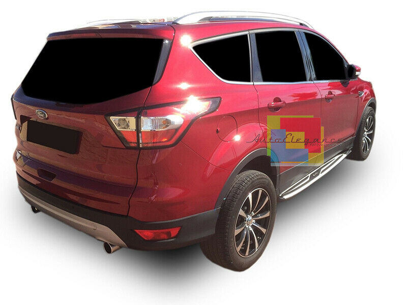 Dettagli su PEDANE LATERAFORD KUGA III MK3 2017 IN POI SOTTO PORTA ANTISCIVOLO .-.