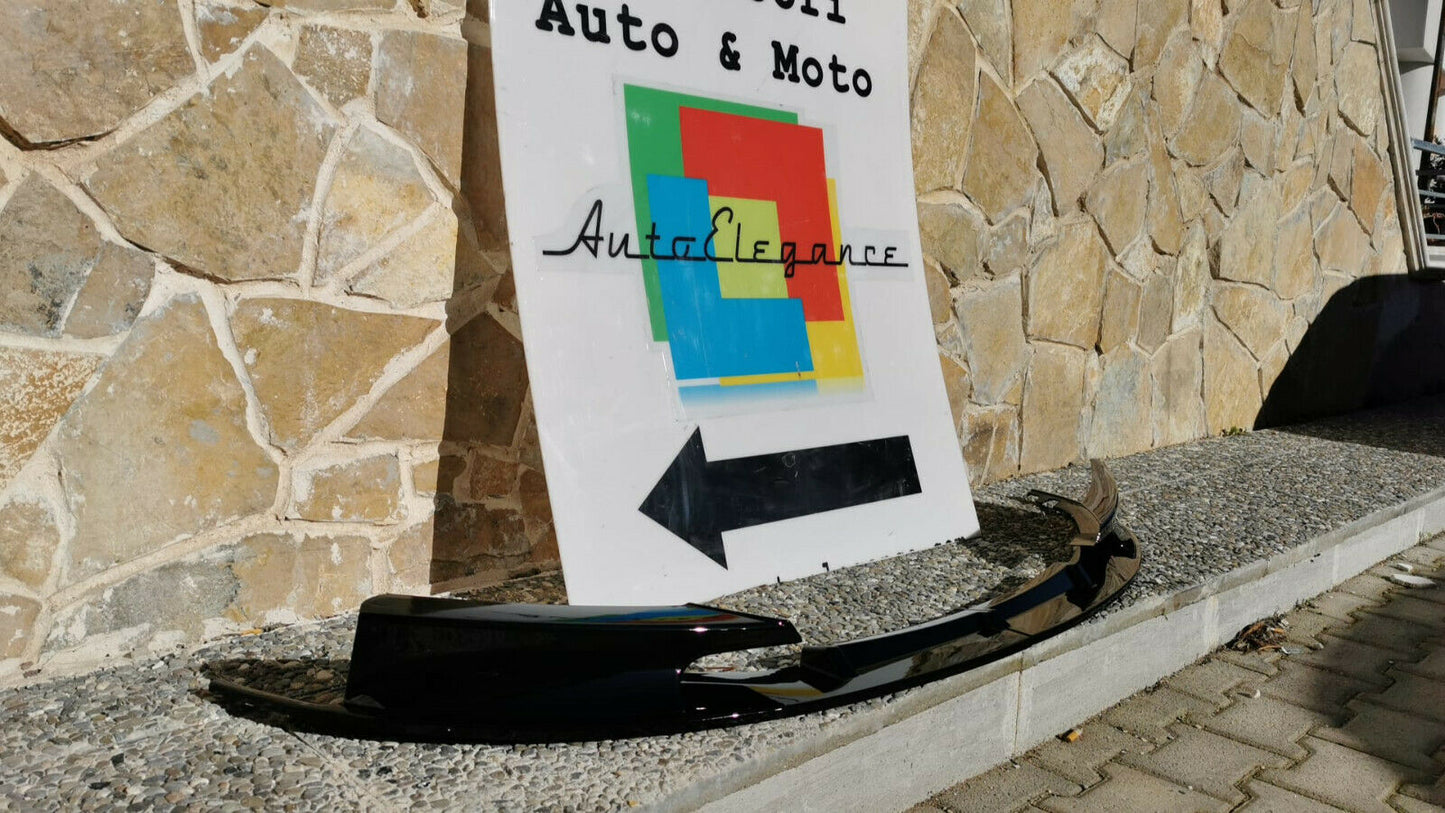 BMW SERIE 3 F30 F31 M SPLITTER SOTTO PARAURTI ANTERIORE NERO LUCIDO ABS .- 0327 AUTOELEGANCERICAMBI