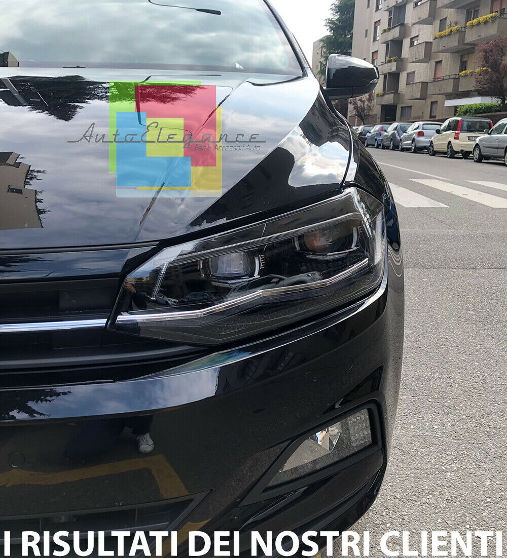 VW POLO AW1 2017 ONWARDS PAIR OF FRONT HEADLIGHTS DYNAMIC INDICATORS FULL LED