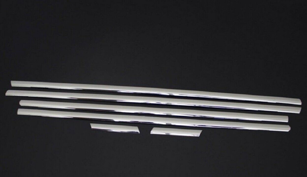 FIAT GRANDE PUNTO PUNTO EVO CORNICE INFERIORE FINESTRINI MODANATURA INOX CROMATE