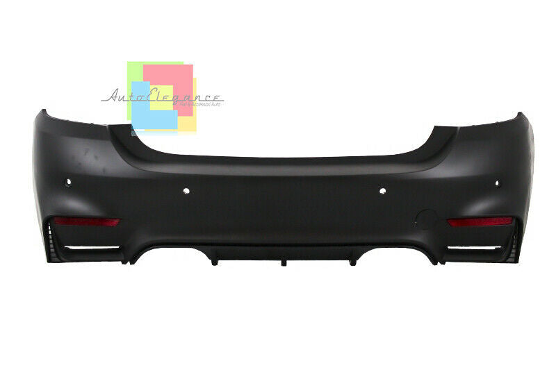 BMW SERIE 4 F36 GRAN COUPE 2013- PARAURTI POSTERIORE COMPLETO LOOK M4 AUTOELEGANCERICAMBI