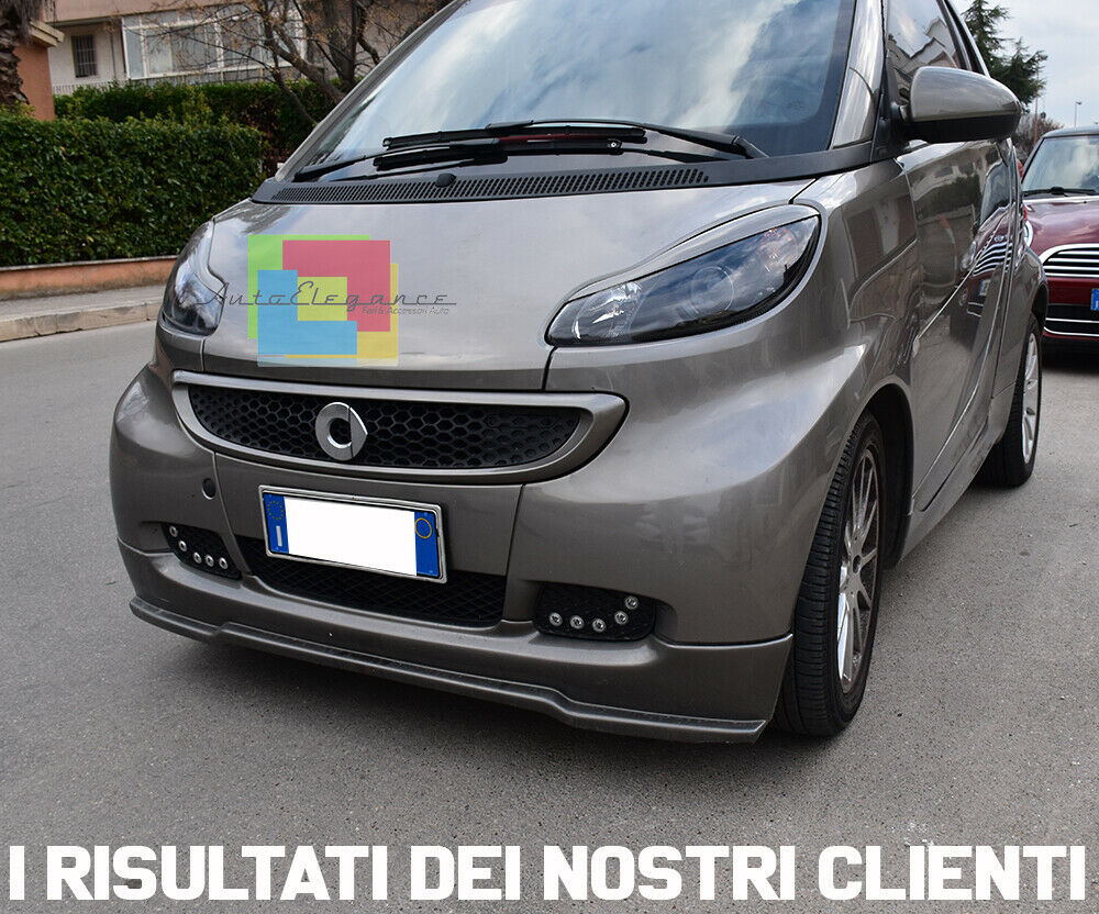 SMART FORTWO 451 2007-2014 SPOILER MINIGONNE LATERALI SPORTIVE IN ABS