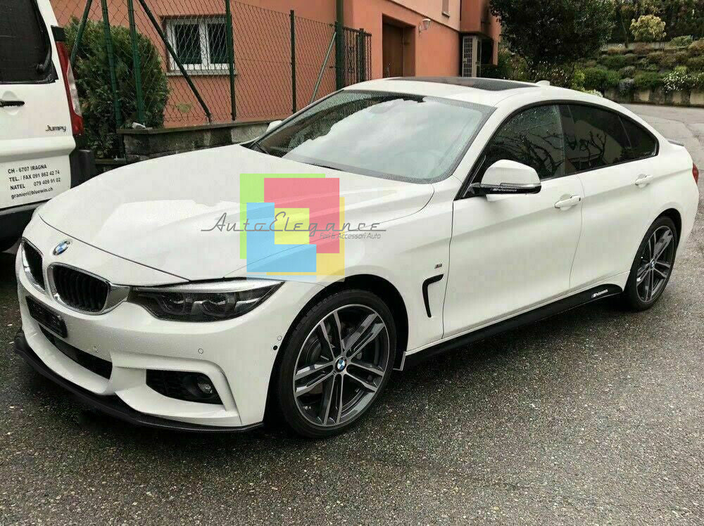 BMW SERIE 4 F32 F33 F36 SPLITTER SOTTO PARAURTI ANTERIORE NERO M SPORT 0069 AUTOELEGANCERICAMBI