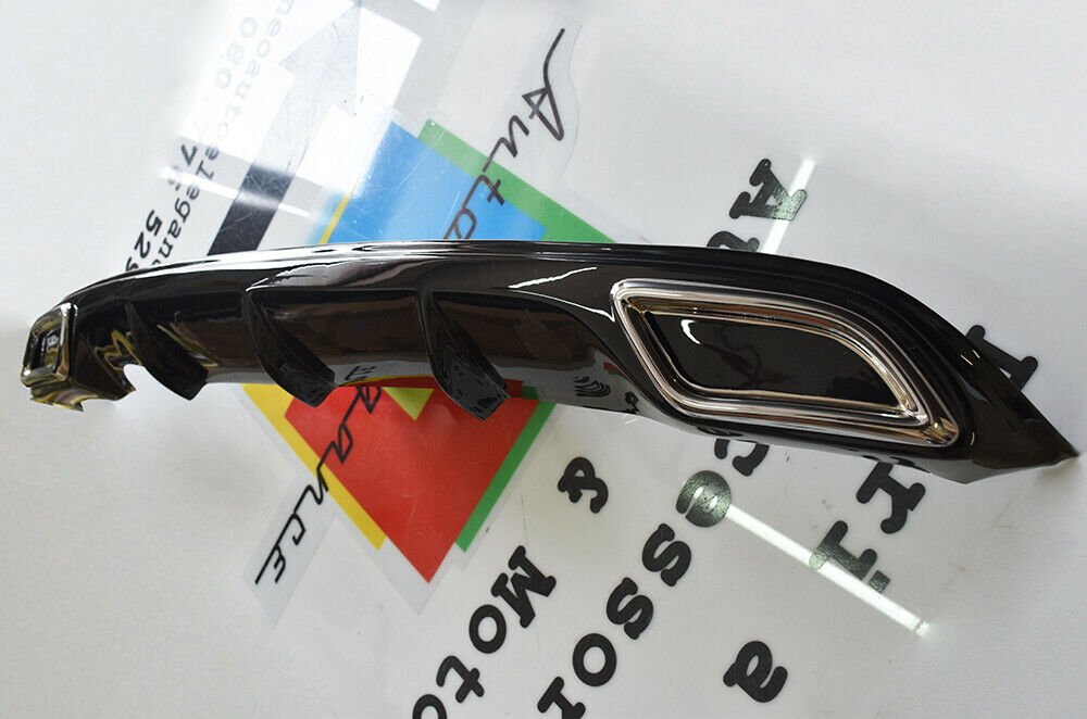 FIAT 500X 2014+ UNDER BUMPER DIFFUSER DIFFUSER OVAL TIP ABS