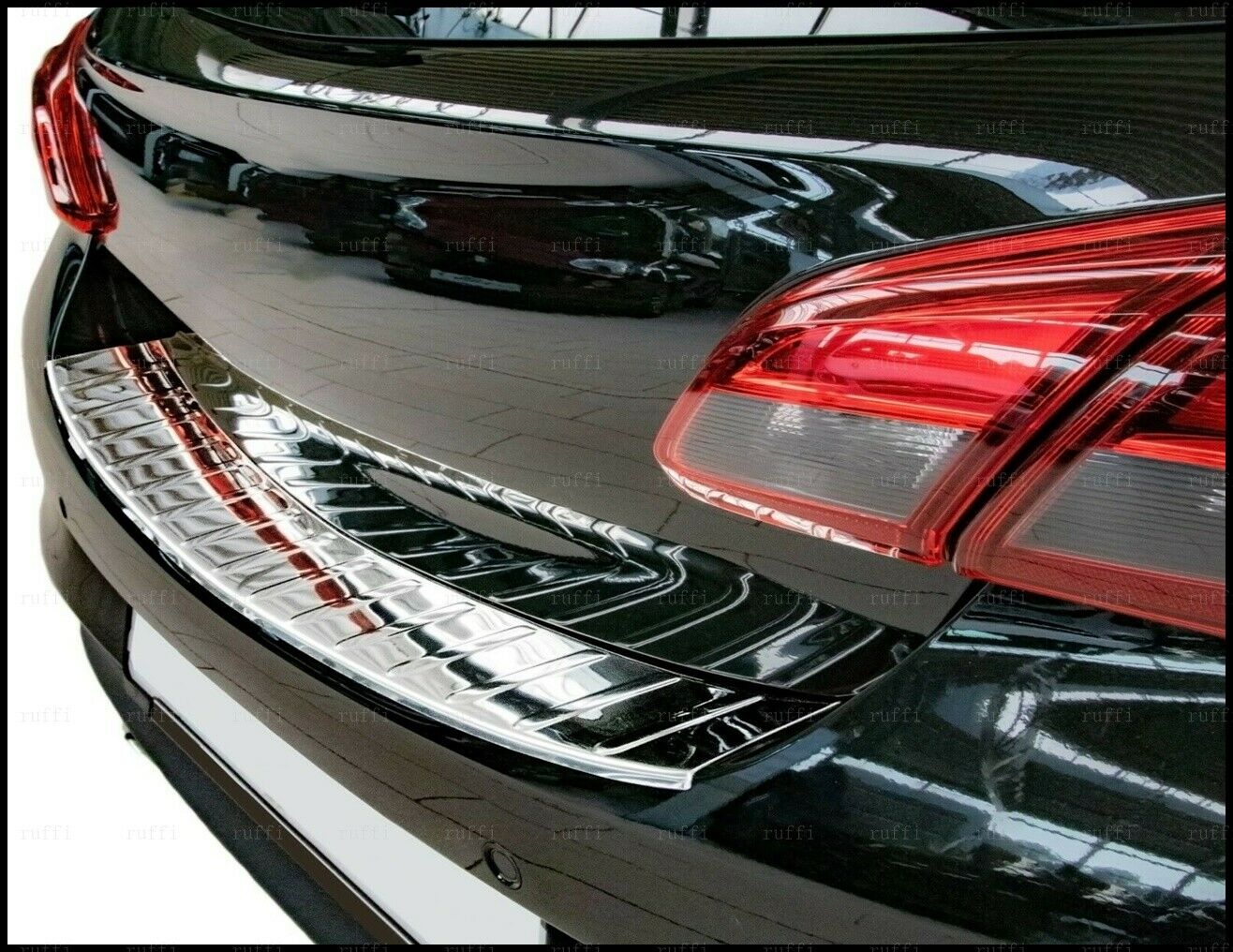 OPEL CORSA E 2014-2019 REAR HOOD PROTECTION STAINLESS STEEL CHROME MOULDING
