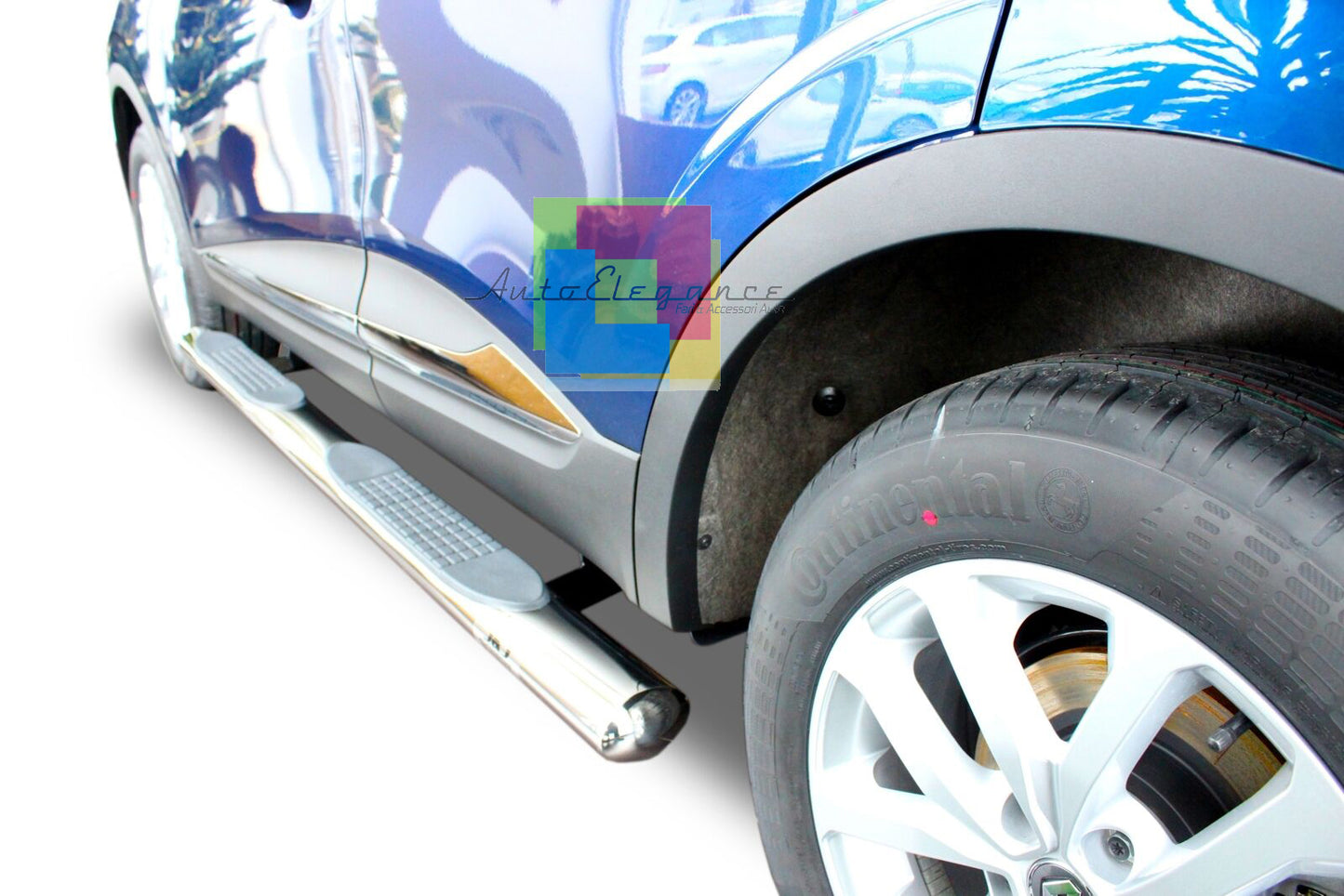 RENAULT KADJAR 2015+ STEEL TUBULAR SIDE STEPS UNDER DOOR