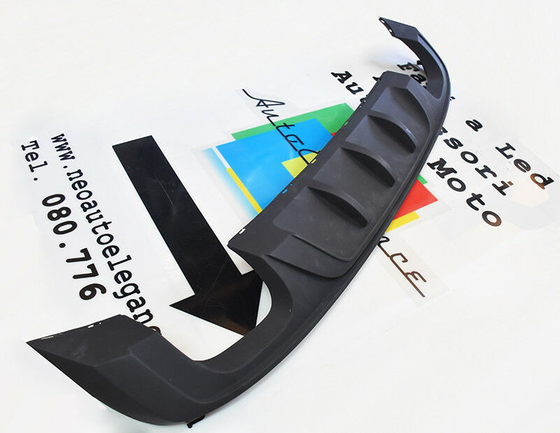 REAR DIFFUSER AUDI A3 8V SPORTBACK 2012-2015 SLINE DOUBLE BUMPER S3